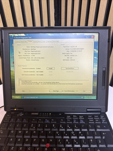 Rare IBM Thinkpad 600 - De-Rubberised, Upgraded, Restored Windows XP 256Mb TFT - Afbeelding 16 van 18