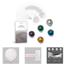 Aluminum Foil Seal Lids for Nespresso Vertuo Pods 62mm Food Grade Refill Kit