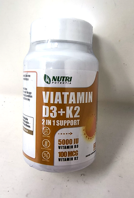 #ad #ad NUTRI POTENTIA Vitamin D3 K2 with MCT Oil Vitamin D3 5000 IU and K2 100mcg Fo... $12.50
