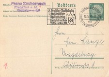 163122) DR Werbestempel Frankfurt 1938 Apothekertag auf GSK P226