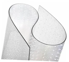 Clear Carpet Runner, USA Made, Safe, 24 x 48 24 x 48 Inches Cleated Riverstone