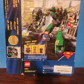 LEGO DC Super Heroes Superman vs. Power Armor Lex 6862 BOX ONLY