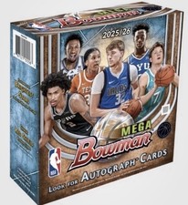 NEW 2025-26 Topps Bowman Basketball Mega Box FACTORY SEALED