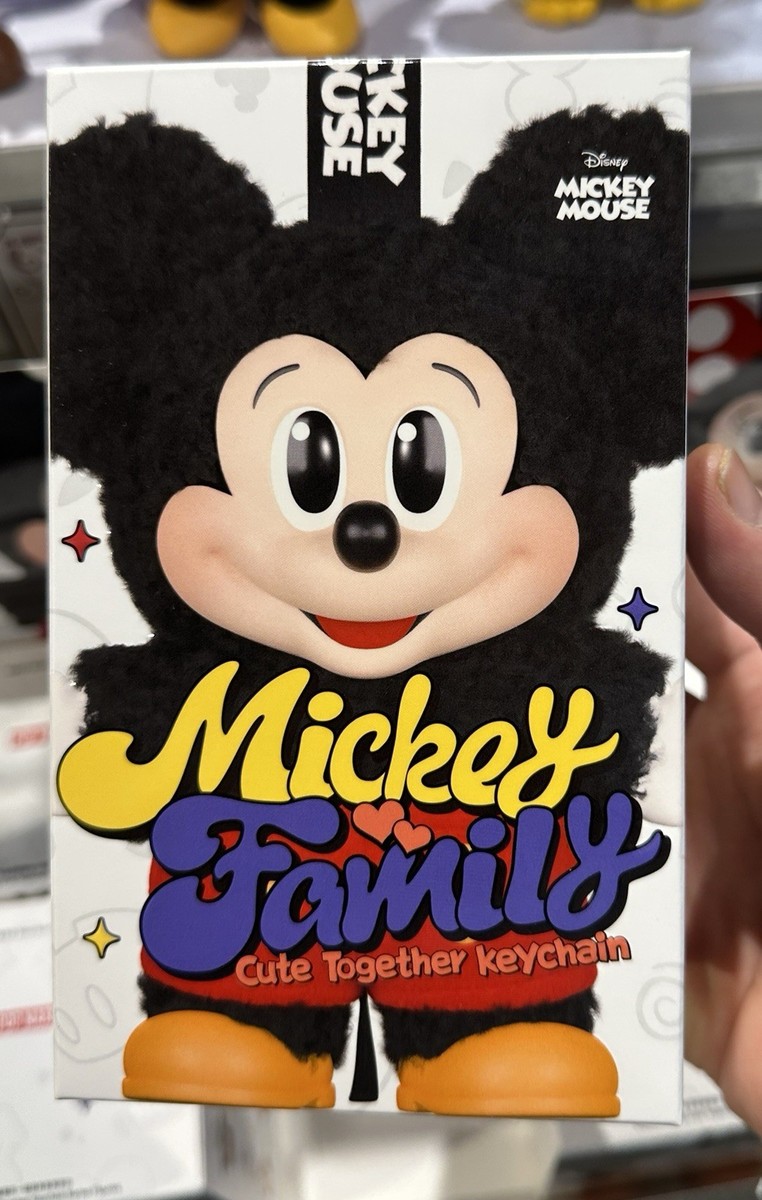 New Pop Mart Disney Mickey Family Cute Together Keychain
