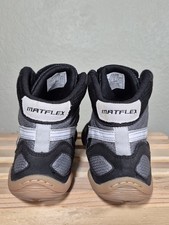 Asics Matflex 3 Black/White High Top Wrestling Mat Traction Shoes Sz 10 Rare