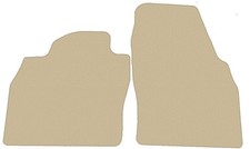 Vorne Autoteppiche für VW Polo VI MK6 2G/AW 2017-…, Beige Velour