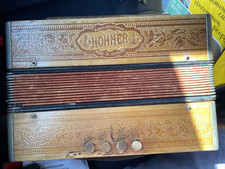 Antique Vintage Button Box Accordion Hohner
