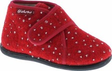 Naturino Baby Red Non Slip Hook Loop HouseSlippers WalkerShoe Sz EUR 20/US 4.5-5