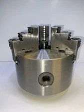 NOS BNIB Bison 5" 3 Jaw Scroll Chuck. 2pc Jaws 1-1/2" 8tpi for South Bend Lathe