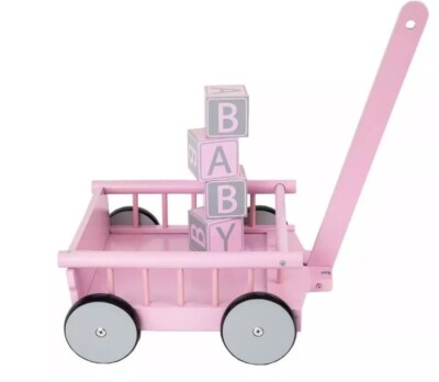 Tiny Treasures Puppen Holzwagen transportieren Sie Ihre kleinen kleinen Schätze herum