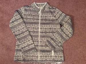 GIRLS VINEYARD VINES FAIRISLE POLAR FLEECE ZIP-UP SIZE XL - NWT!!!