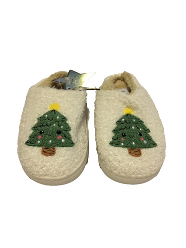Stivaletti ciabatte morbide LOVE 83 Little Kids Sherpa albero di Natale taglia 11/12 nuovi con etichette - Foto 6 di 8