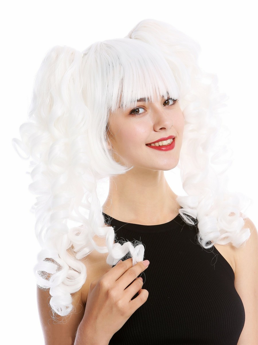 Linfairy Blonde Perücke Mit Pferdeschwanz – 45 Cm, Verstellbar, Für Halloween & Cosplay