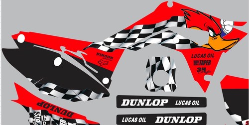 Graphic kit for Honda CRF250 CRF 250 2018 2019 decal Woody woodpecker racing - Foto 2 di 3