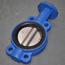 ABZ Valves Butterfly Valve 5322114400, 4" Pipe, Wafer, 250 psi CWP, EPDM