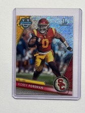 2023 Bowman University Chrome Korey Foreman Shimmer Refractor USC Trojans #190