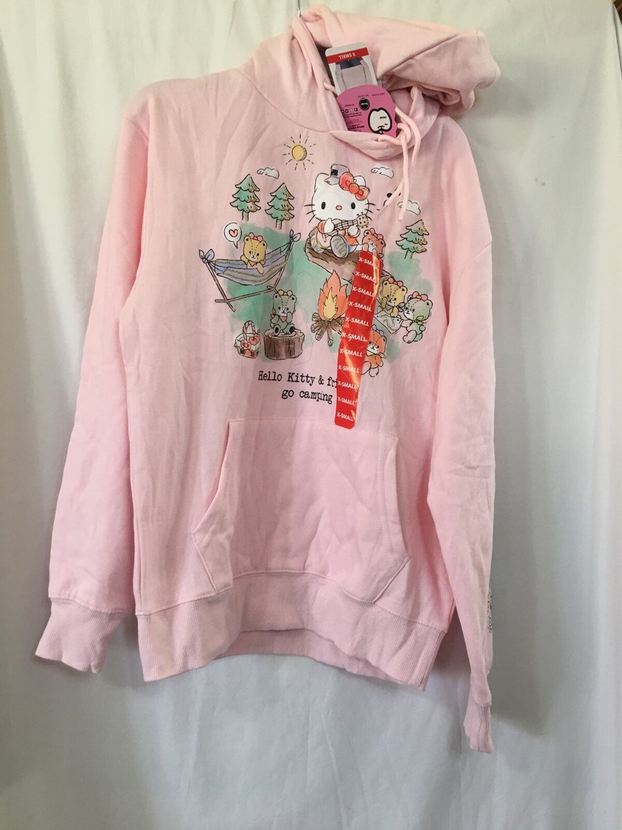 Hello Kitty Ladies Character Hoodie U pick Friends Go Camping NEW