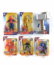Zuru Mini Brands Marvel Lot Of 6 GOLD Superman Iron Man Capt America Widow