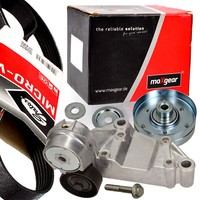Gates 6PK1413 Keilrippenriemen-Satz + Spanner FüR Ford Focus 1.8