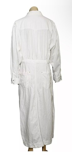 Free People Mad Love Denim Midi Dress Size M white - Picture 5 of 5