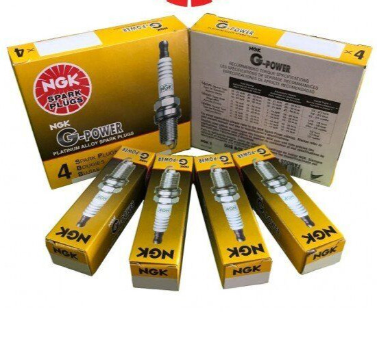 NGK PLATINUM Spark Plugs Set of 4 For Honda Accord 2.4L 2.2L L4 1996-2007