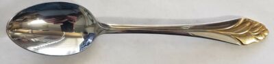 Cambridge Chantal Gold Accent Place Soup Spoon 6 7/8'' Stainless
