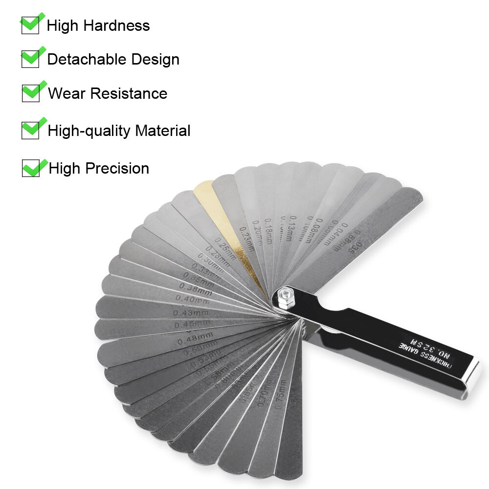 Guitar Luthier Feeler Gauge Set of 32 Fret Rocker String Height Guitar