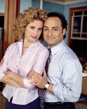 Nancy Travis Kevin Pollak in Work With Me 1999 Old Television Show Photo