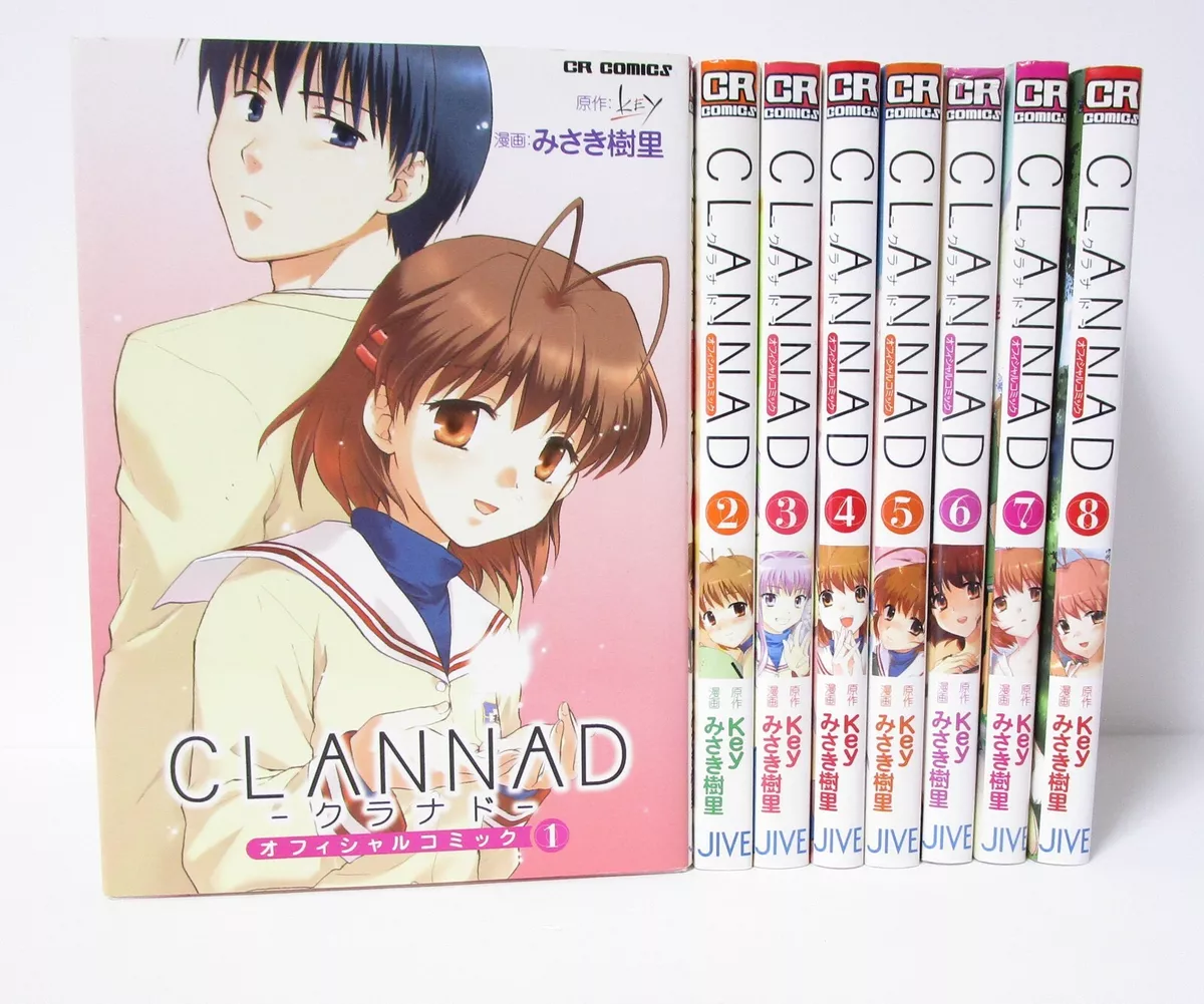 CLANNAD Japanese 1-8 Complete Full set Comics Manga