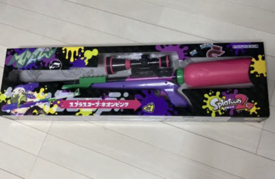 New Splatoon 2 Splat Charger Spla Scope Water Gun Neon Pink Nintendo ...