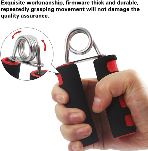 Hand Grip Strengthener 2-Pack – Soft Foam Exerciser for Wrist, Forearm & Finger - Picture 2 of 12