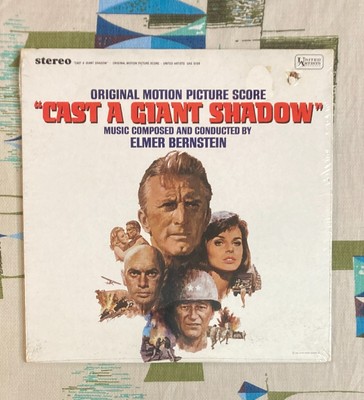 Cast a Giant Shadow SEALED OST LP Elmer Bernstein 1966 M-/M