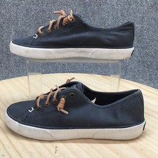 Sperry Top Sider Shoes Womens 7 M Pier View Casual Sneakers STS95129 Blue Fabric