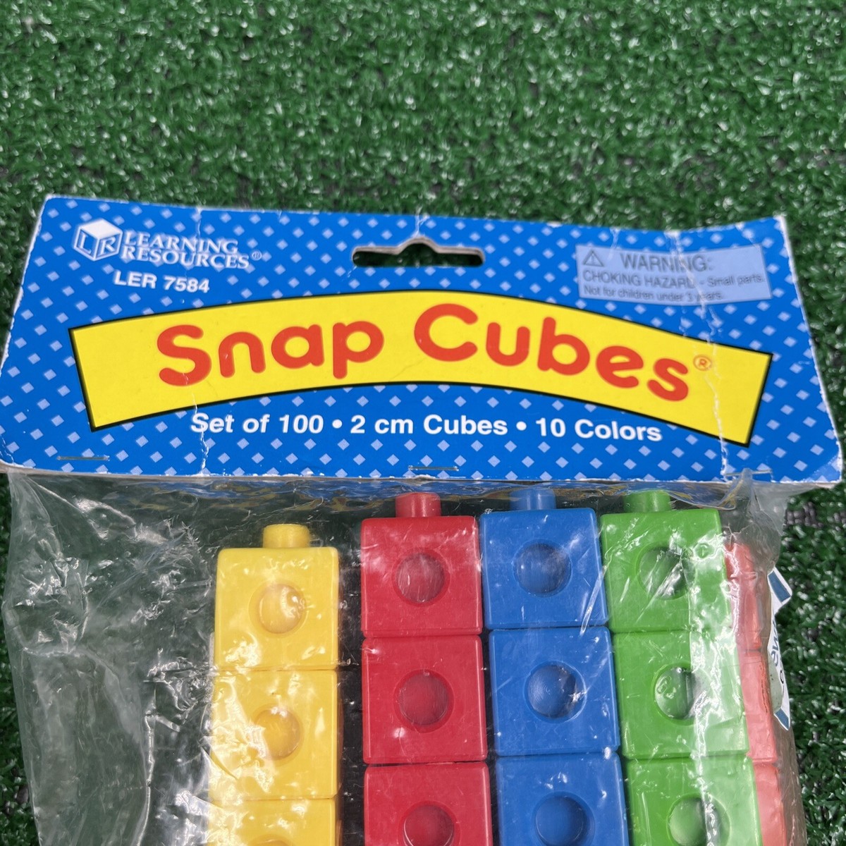Learning Resources Snap Cubes – 100 Cubos Encajables De Colores – Matemáticas Manipulativas Para Niños