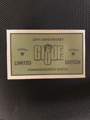 FOSSIL RARE 30TH ANNIVERSARY GI JOE LIMITED EDITION Watch NIB | eBay