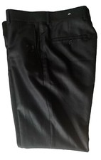 Apt 9 Men  s Black Premier Flex Extra Slim Fit Flat Front Dress Pants 30/30