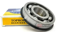 TOPROL 6305-NR WITH SNAP RING BEARING 25X62X17 25mm X 62mm X 17mm 6305NR OPEN