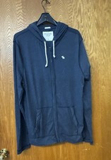 New Abercrombie  Fitch Long Sleeve Sweatshirt Navy Size L