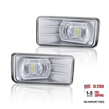 Silver LED Fog Light Assemblies for Chevyado 1500 07-14 2007-2013