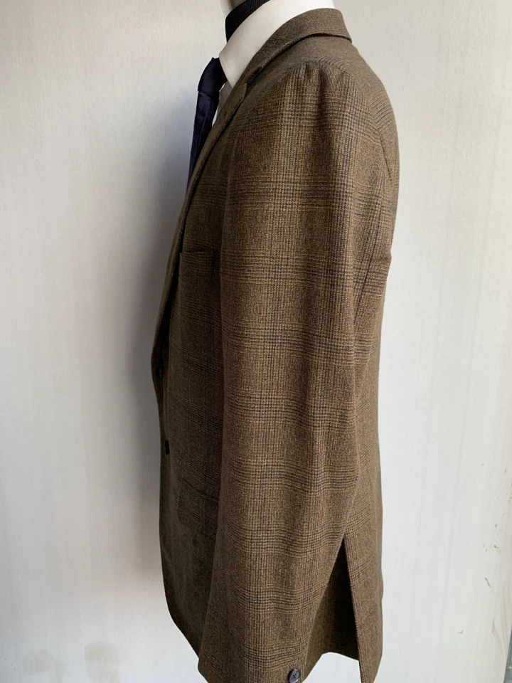 ⭐️ PAUL STUART ITALY  WOOL JACKET  SPORT COAT  42 / 52  LONG   ⭐️ - Image 2 of 4