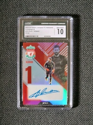alisson  becker  daka Liverpool FC Holocene autograph B #hoau2 7 /49 Silver - Bild 1 von 2