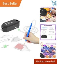 Diamond Art Painting Pen Kit for Adults Vacuum Tool with Storage Tray Accesso...