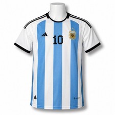 Adidas Argentina Messi 10 Men’s Size Large Soccer Jersey 2023 World Cup