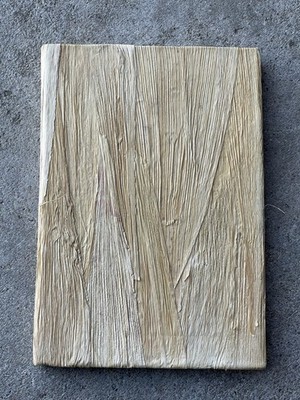 Handmade Journal Book Corn Husk Cover / Natural Pages NO LINES 50 pages