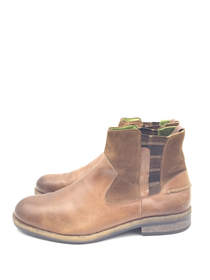 Camel Active Desierto Botas De Cuero Marrón Para Hombre T.47 US.12,5 UK.12 - Imagen 2 de 4