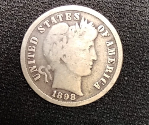 1898 Barber Dime/ Liberty Head Dime