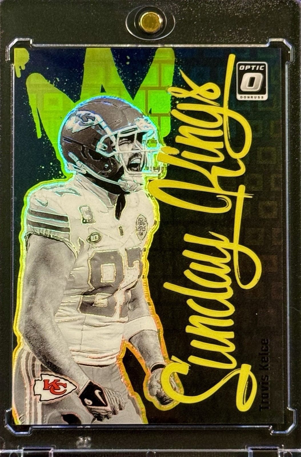 2024 Optic Travis Kelce - Chiefs /Sunday Kings Black Pandora /25 #20!🔥💣