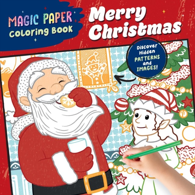 Magic Paper Coloring Book: Merry Christmas! by Natascha Pitz (Paperback Book)
