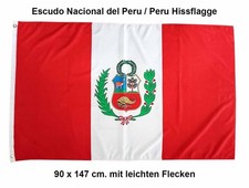 National PERU Flagge Fahne Flag Escudo Nacional del Peru # 10