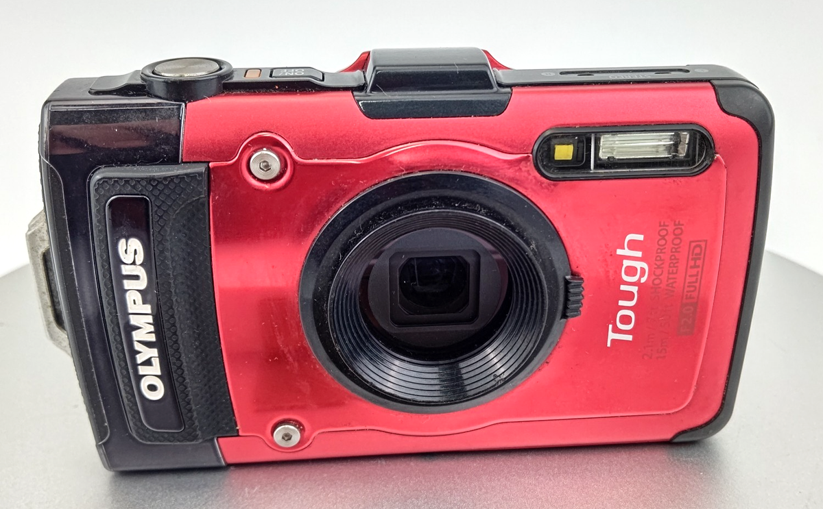 Olympus Stylus Tough TG-2 Digital Camera Waterproof Full HD Red | eBay